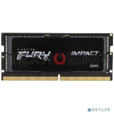 Оперативная память Kingston Fury Impact, DDR5, 32GB (1x32GB), 4800MHz, CL38 SO-DIMM
