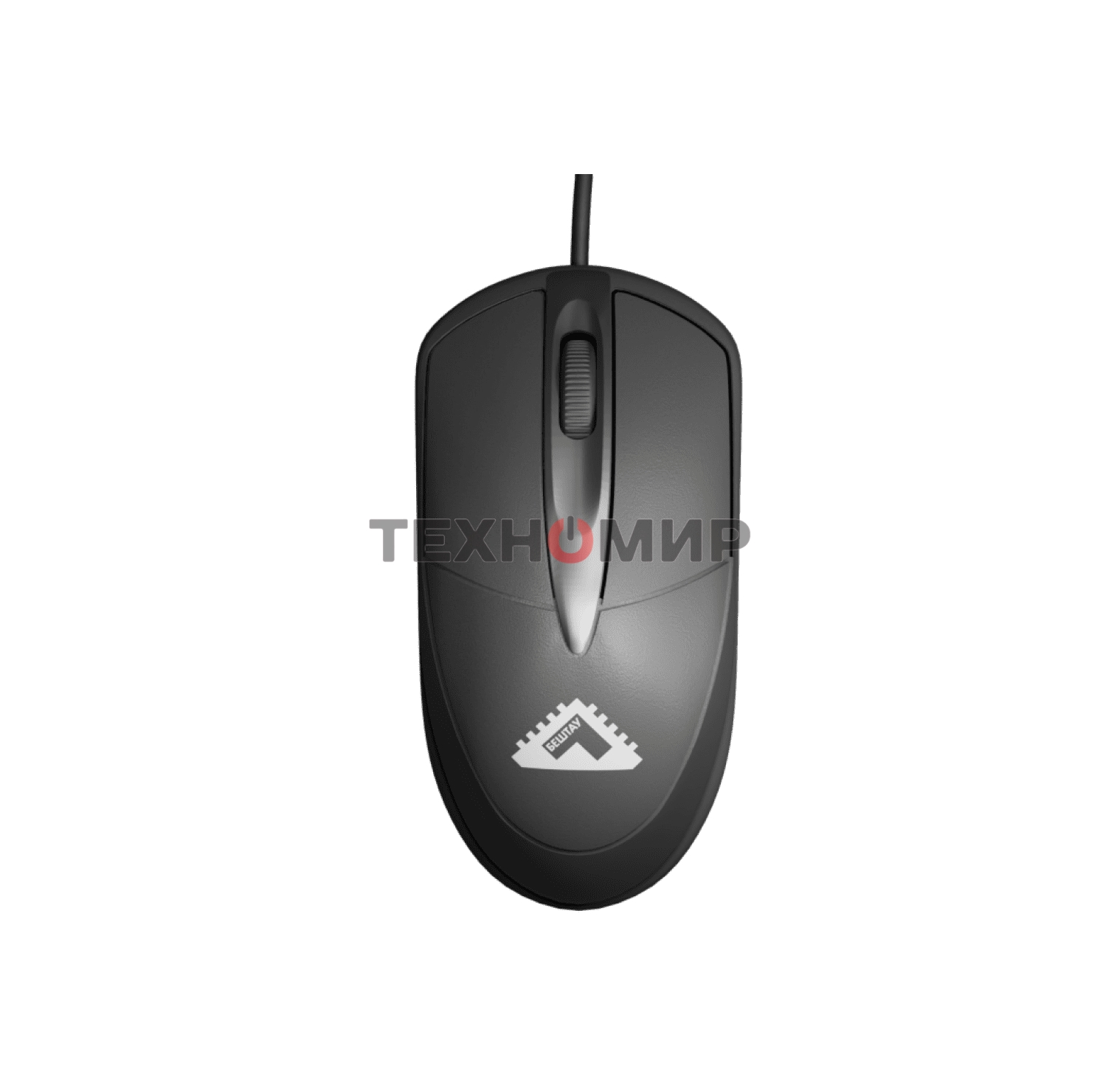 Мышь проводная БЕШТАУ М100РУ черный, 1200 dpi, USB, кнопки - 3