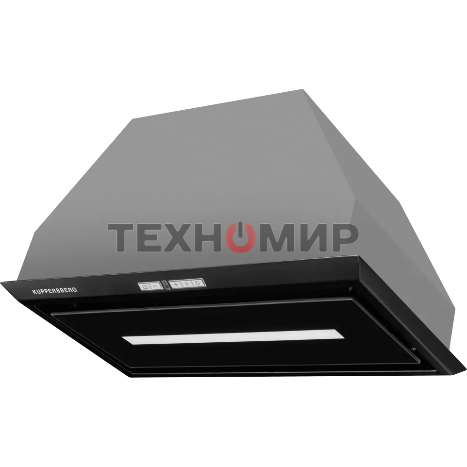 Вытяжка встраиваемая Kuppersberg Intro 60 Black черный, 54 см, 1500 куб. м/ч, 43 дБ
