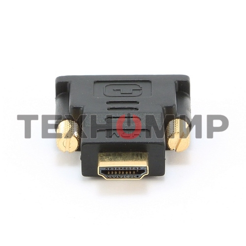 Адаптер (переходник) Gembird HDMI-DVI A-HDMI-DVI-1, 19M/19M, золотые разъемы, пакет