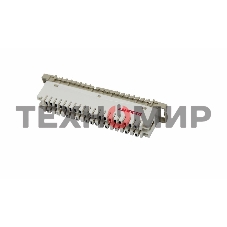 Плинт Rexant на 10 пар размыкаемый, маркировка 0-9 (монтаж на рейку)