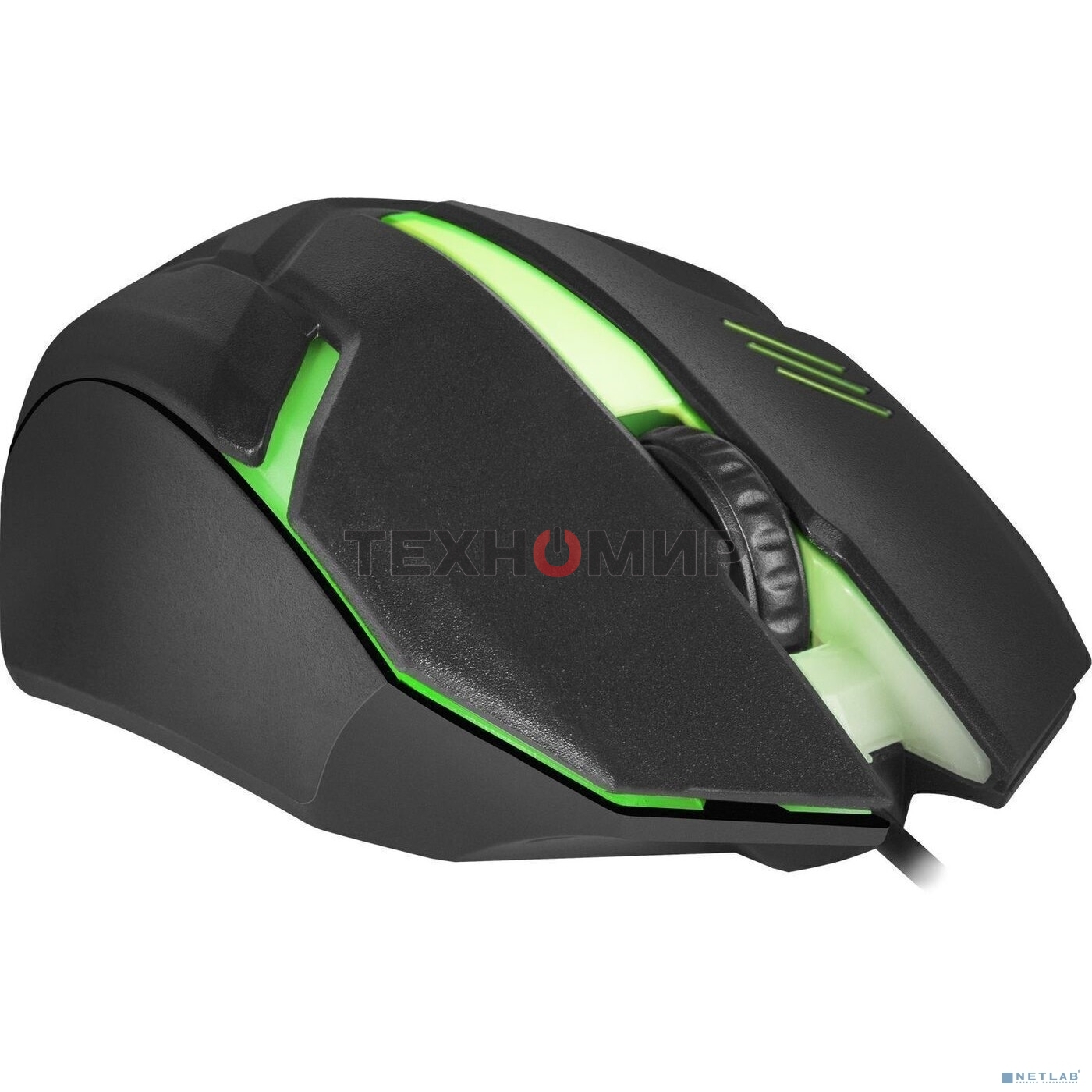 Мышь проводная Defender Hit MB-550 черный, 1600 dpi, USB, кнопки - 4