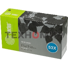 Картридж лазерный Cactus CS-Q7553XS черный (7000 стр.) для HP P2014/P2015/M2727