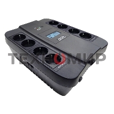 Источник бесперебойного питания Powercom Spider SPD-1100U LCD 605Вт 1100ВА черный