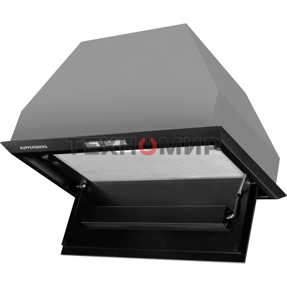 Вытяжка встраиваемая Kuppersberg Intro 60 Black черный, 54 см, 1500 куб. м/ч, 43 дБ