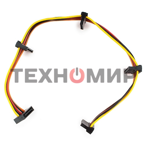 Кабель Cablexpert Кабеля питания SATA, 4x15pin(M)/15pin(F), 40 см (CC-SATAMF-03)