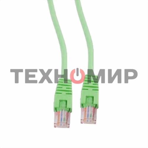 Патч-корд UTP Cablexpert cat.5e, 1м, литой, многожильный зеленый