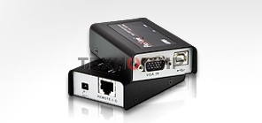 Удлинитель, SVGA+KBD+MOUSE USB ATEN, 100 м., HD-DB15+USB A-тип/USB B-тип, Female, c KVM-шнуром USB, Б.П. 220> 5V (CE100-A7-G)