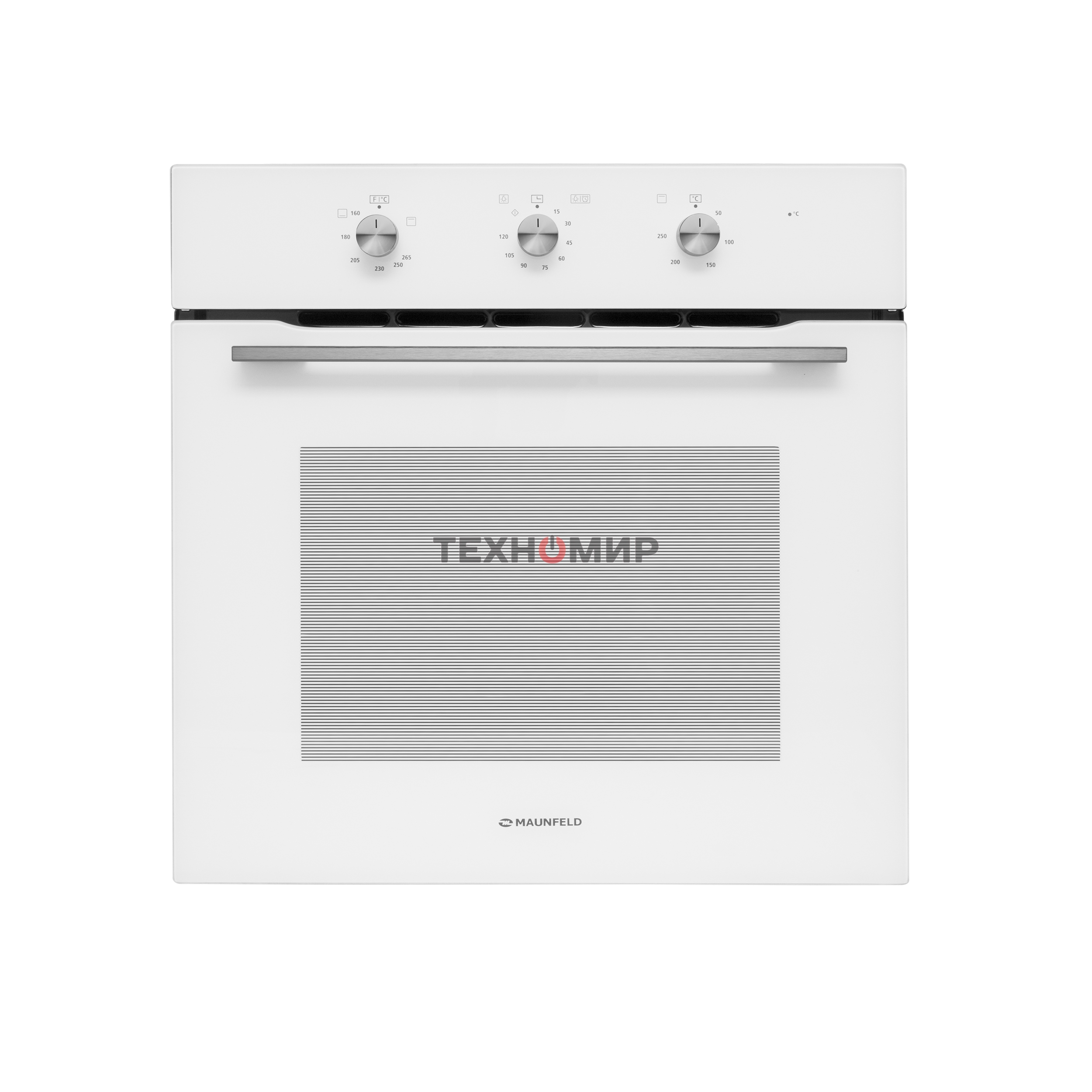 Шкаф духовой газовый с электрическим грилем Maunfeld MOGS703W, встраиваемый