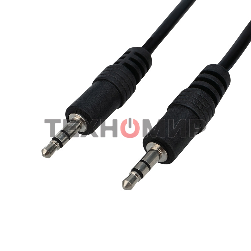Шнур Rexant Стерео 3,5 мм штекер - Стерео 3,5 мм штекер, длина 0,5 метра