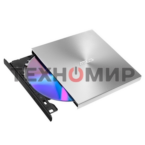 Оптический привод DVD-RW Asus SDRW-08U9M-U серебристый USB slim ultra slim M-Disk Mac внешний RTL