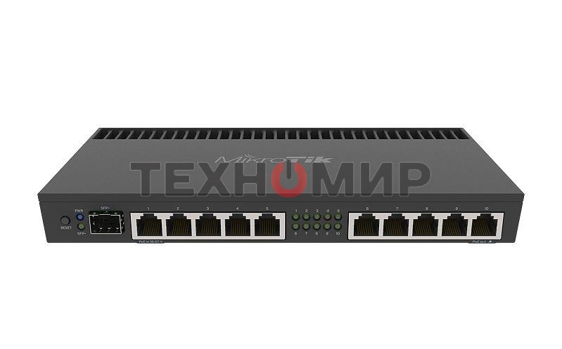 Маршрутизатор 1000M 10PORT 1SFP+ RB4011IGS+RM MIKROTIK