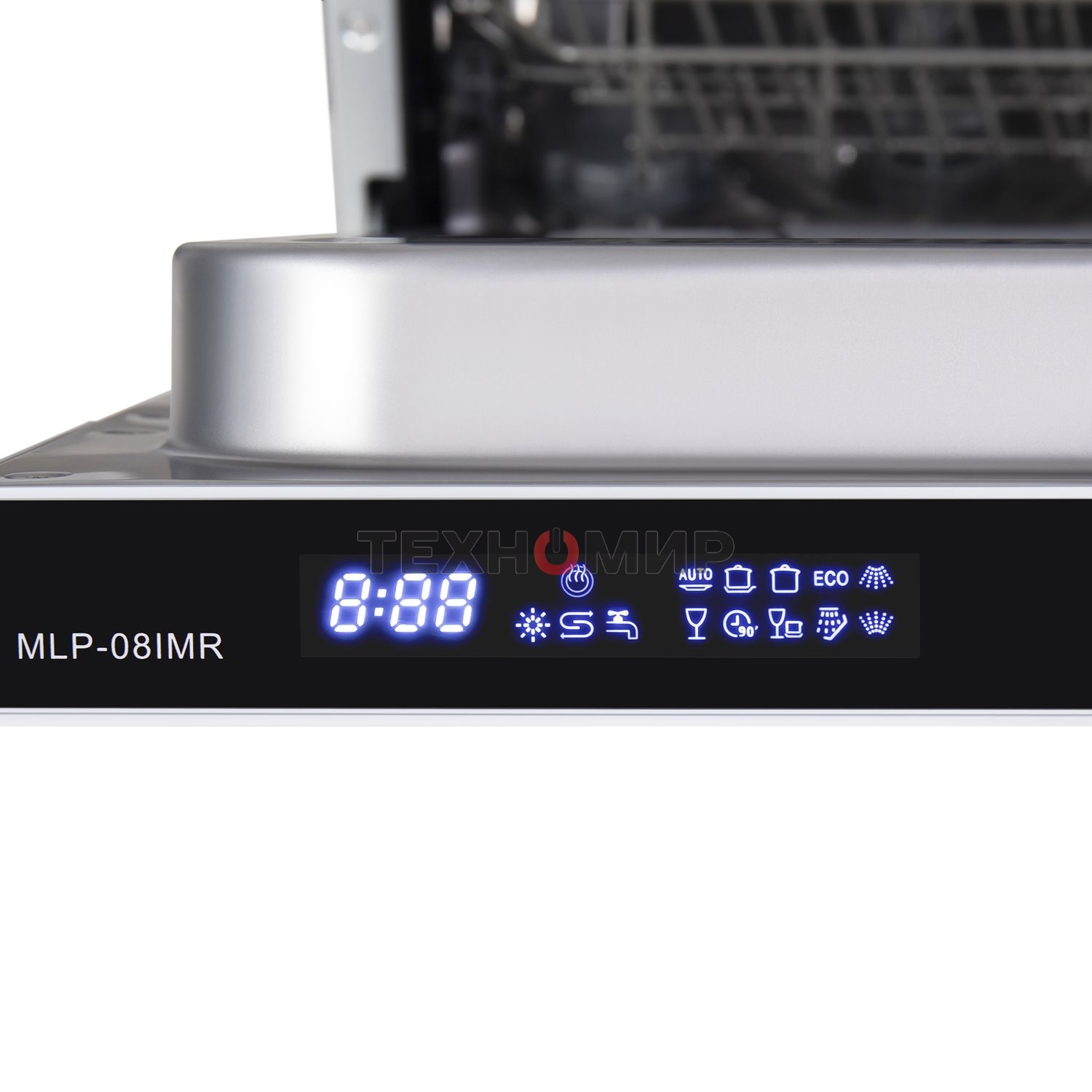 Встраиваемая посудомоечная машина Maunfeld MLP-08IMR, белый/черный, 44.5 см, 10 компл., 47 дБ, класс A++