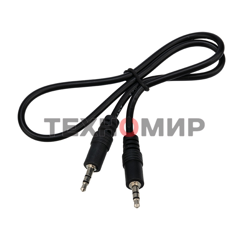 Шнур Rexant Стерео 3,5 мм штекер - Стерео 3,5 мм штекер, длина 0,5 метра