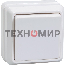 Выключатель IEK EVO10-K01-10-DC ВС20-1-0-ОБ 1кл 10А откр.уст. ОКТАВА (белый)