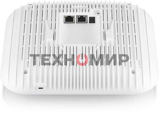 Гибридная точка доступа Zyxel NebulaFlex Pro WAX650S, W-Fi 6, 802.11a/b/g/n/ac/ax (2,4 и 5 ГГц), MU-MIMO, Smart Antenna, внутренние антенны 4x4, до 1200+2400 Мбит/с, 1xLAN 5GE, 1xLAN GE, PoE, защита о