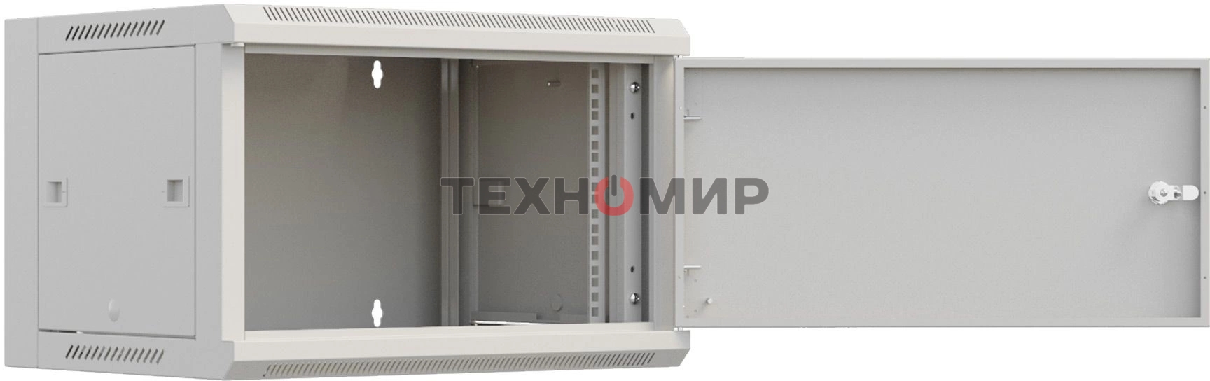 Шкаф коммутационный NTSS Премиум (NTSS-W9U6060FD) настенный 9U 570x600 мм пер. дв. металл 60 кг серый 500 мм 22 кг 220 град. 500 мм IP20 сталь