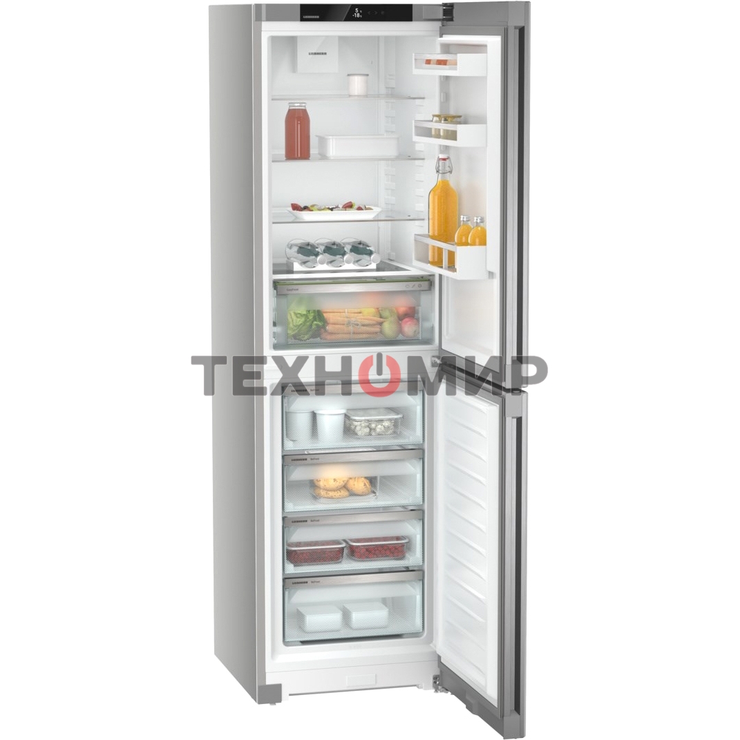 Холодильник Liebherr CNsfd 5704-22 001 серебристый двухкамерный 225/123л морозилка снизу