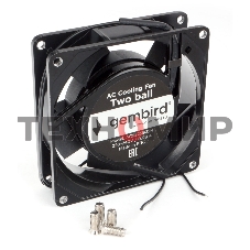 Вентилятор для корпуса Gembird черный, 92 мм, 2400 об/мин, 31.5 дБ, 2 pin
