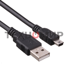 Кабель ExeGate EX191079RUS Кабель USB 2.0 A-->mini-B 5P 1.0м ExeGate