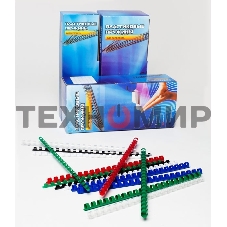 Пружины для переплета пластиковые Office Kit 45 мм (на 341-410 листов) белый (50 шт) (BP2121)