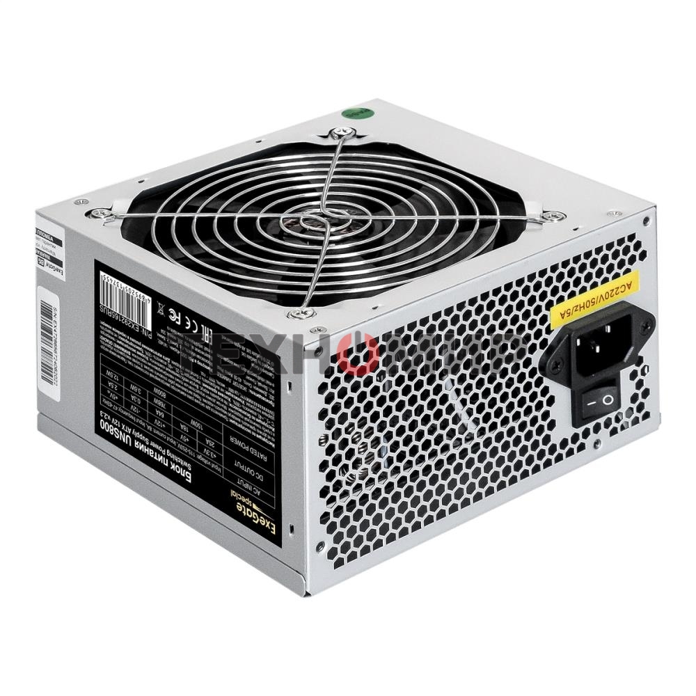 Блок питания EXEGATE EX292165RUS-PC ATX 800W 24PIN FAN 5SATA