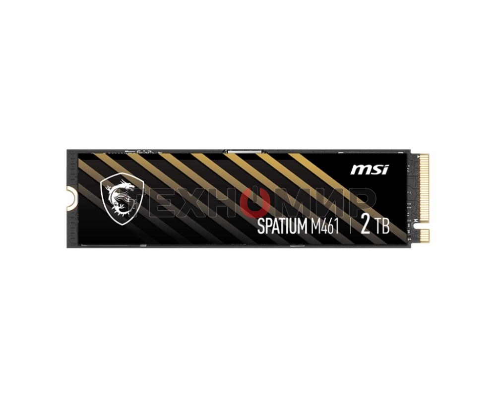 Накопитель SSD MSI SPATIUM M461, 2TB, M.2 2280, PCIe 4.0 x4, NVMe, R/W 5000/4200