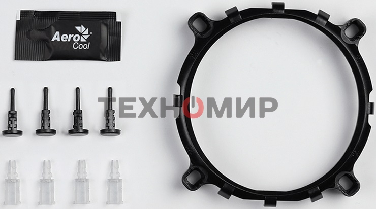 Кулер для процессора AeroCool/Formula Verkho 3 Plus серебристый, 120 мм, алюминий/медь, 2000 об/мин, 26.7 дБ, 4 pin, 125 Вт, 134 мм