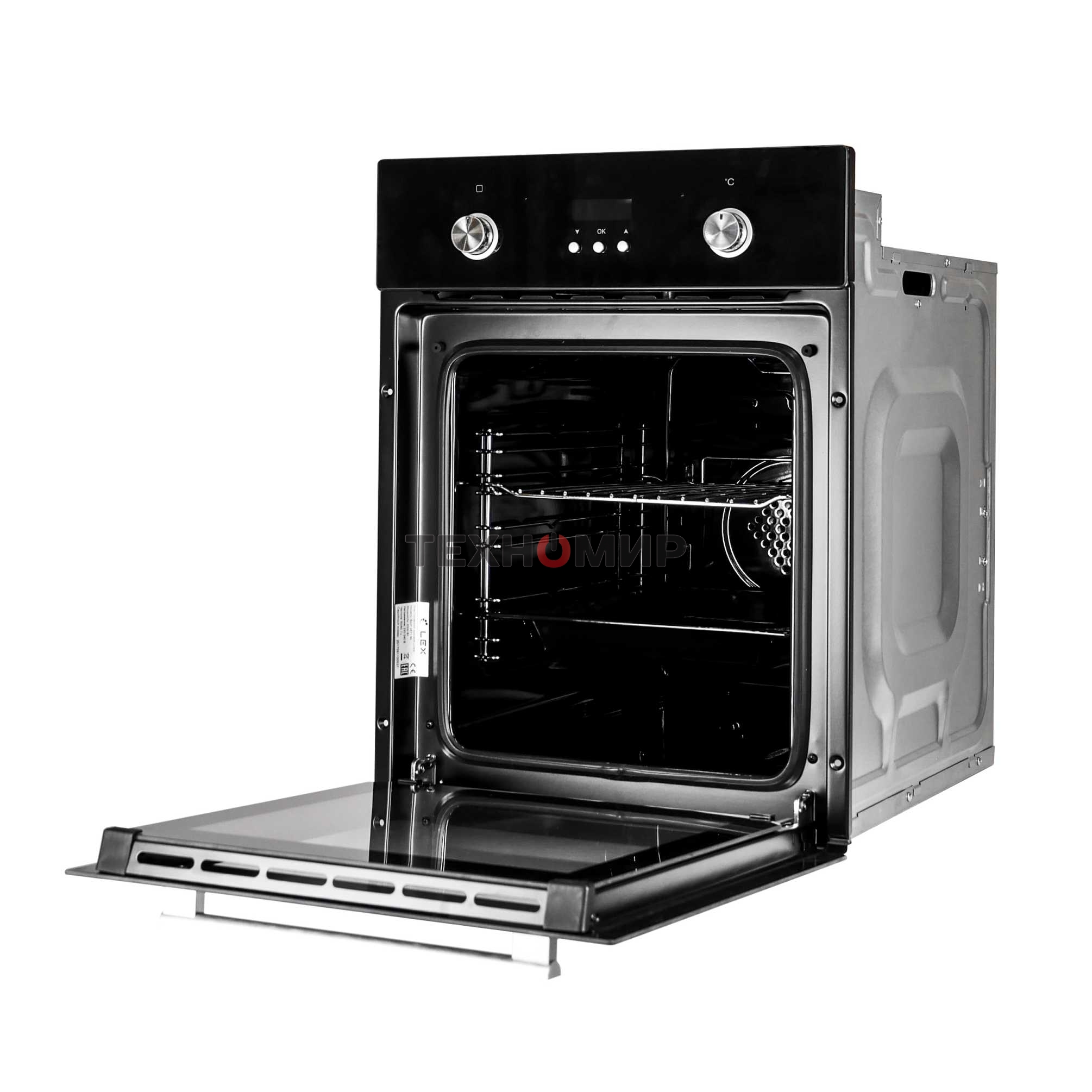 Духовой шкаф LEX EDP 4571 BLобъем 55л, LED таймер, 7 функций, встраиваемый