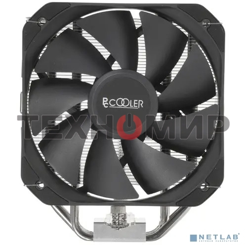 Кулер PCCooler Paladin 400 S115X/1200/1700/AM4 (20 шт/кор, TDP 200W, PWM FAN, 4 тепловые трубки 6мм, 800-1600RPM, 18-28,6dBa)