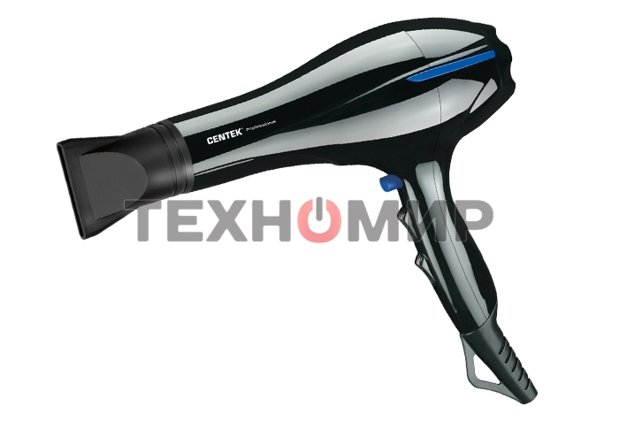Фен Centek CT-2227 Professional черный, 2200 Вт