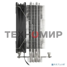 Кулер PCCooler Paladin 400 S115X/1200/1700/AM4 (20 шт/кор, TDP 200W, PWM FAN, 4 тепловые трубки 6мм, 800-1600RPM, 18-28,6dBa)