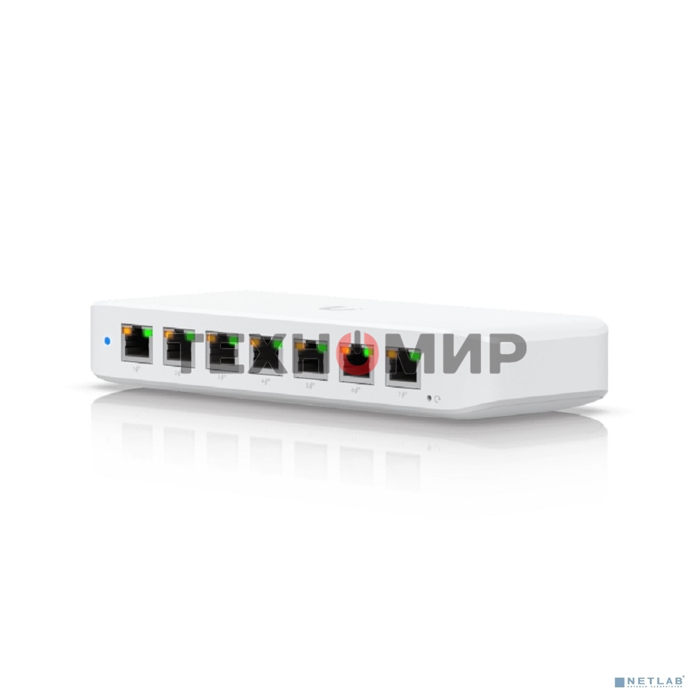 Коммутатор Ubiquiti UniFi Switch Ultra 60W PoE-коммутатор, 8х 1G RJ45, раздача 52 Вт