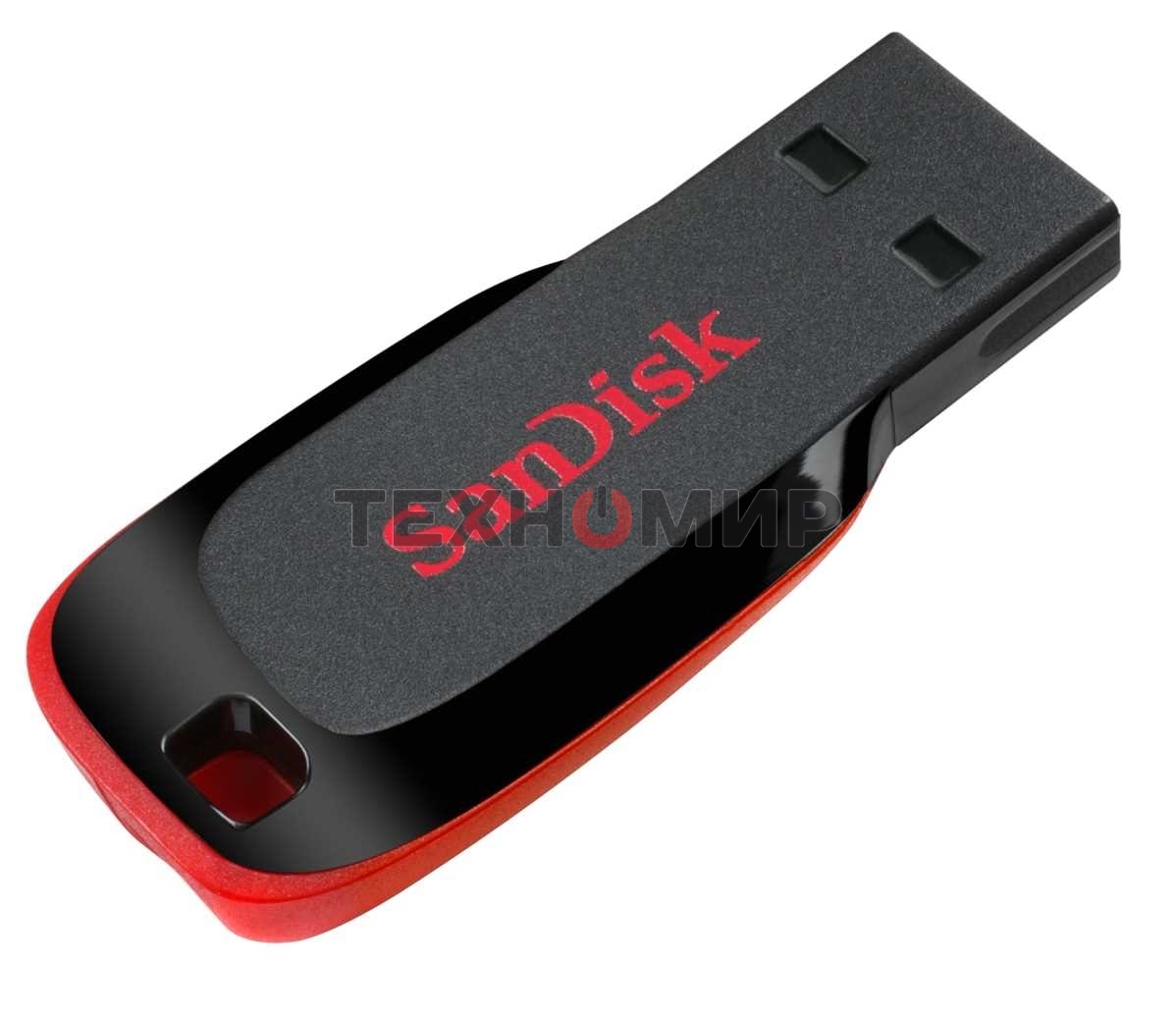 Флешка USB Sandisk CZ50 Cruzer Blade (SDCZ50-064G-B35), 64Gb, USB 2.0, R/W 15/4, черный/красный
