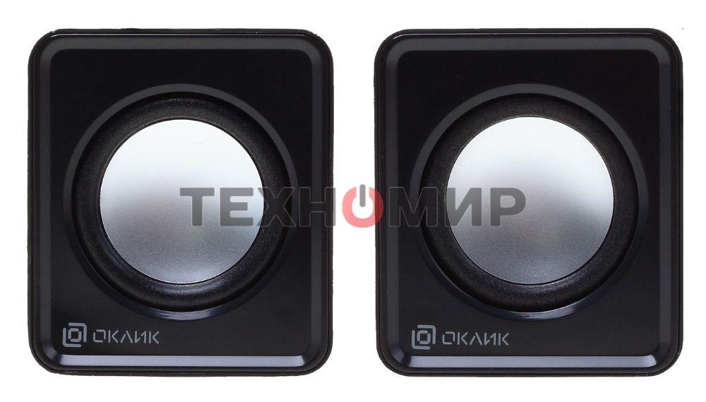 Акустическая система Oklick OK-331 2.0 черный 6Вт