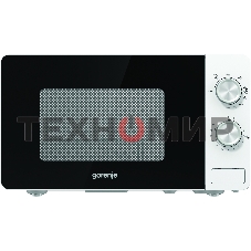 Микроволновая печь Gorenje MO20E2W белый, 20 л, 800 Вт, переключатели - поворотный механизм