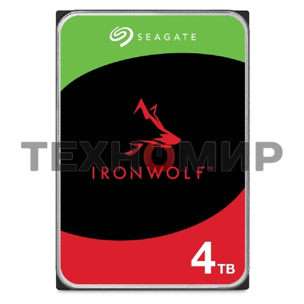 Жесткий диск Seagate 4Tb Ironwolf (ST4000VN006) SATA 6.0Gb/s, 5400 rpm, 256mb buffer, 3.5