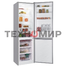 Холодильник Nordfrost NRB 162NF X нержавеющая сталь двухкамерный 205/105 л морозилка снизу