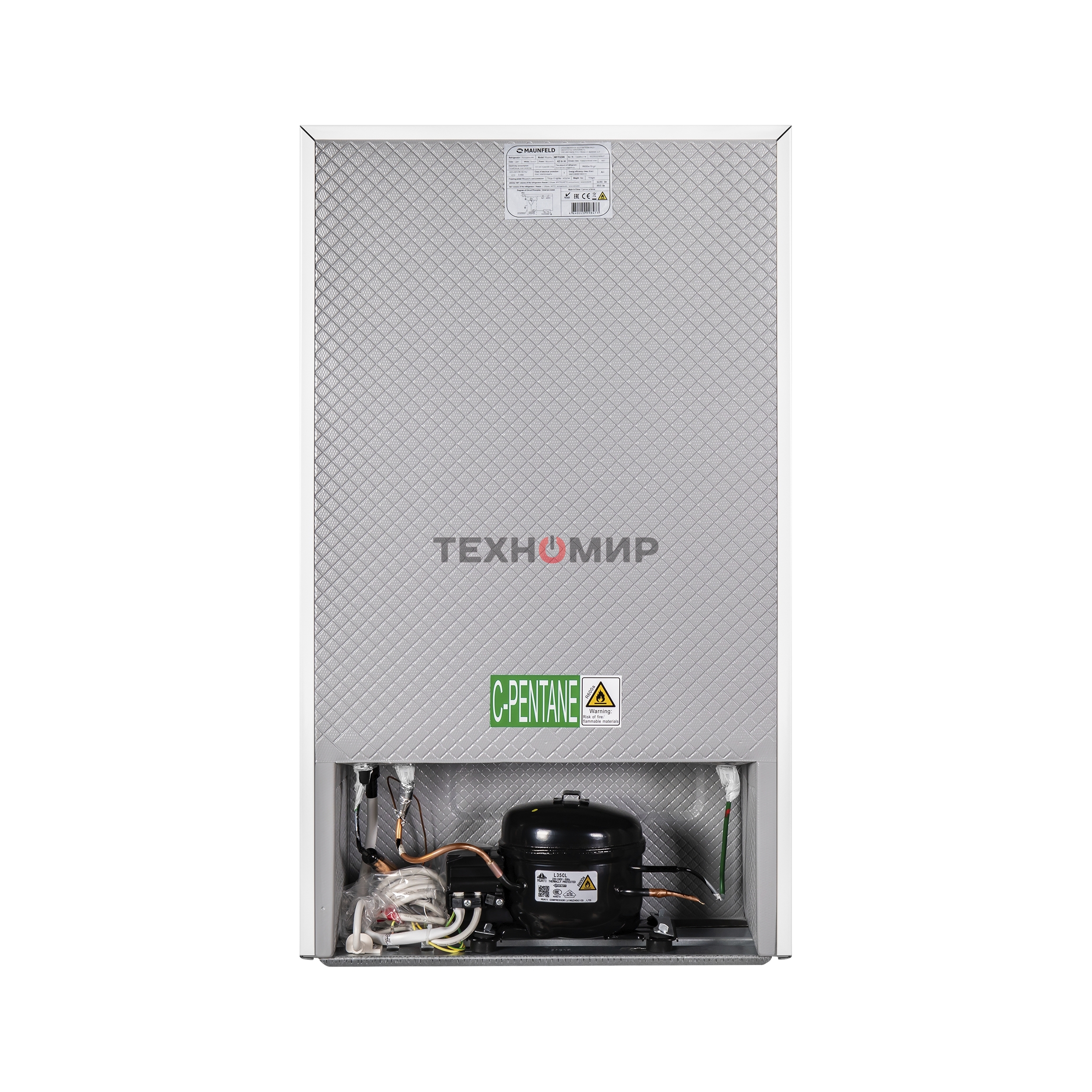 Холодильник Maunfeld MFF83W белый мат. однокамерный 85л