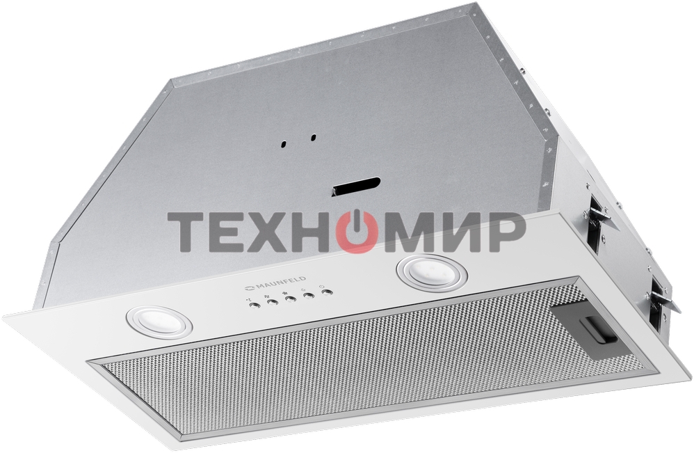 Вытяжка встраиваемая Maunfeld Trapeze 602M белый, 60 см, 1150 куб. м/ч, 54 дБ