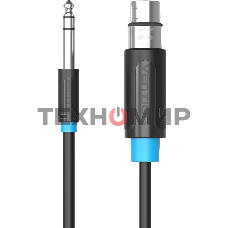 Кабель Vention аудио Jack 6.5 M/XLR F - 3м