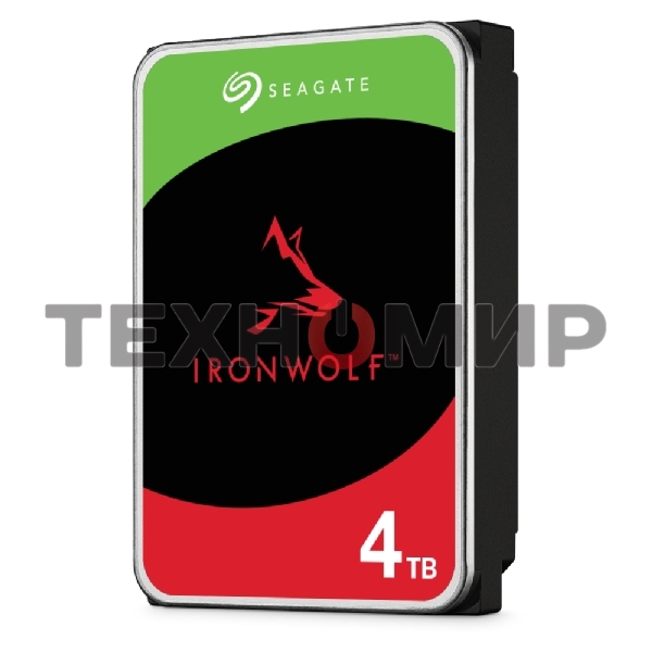 Жесткий диск Seagate 4Tb Ironwolf (ST4000VN006) SATA 6.0Gb/s, 5400 rpm, 256mb buffer, 3.5