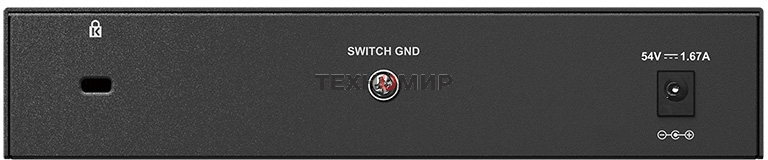 Коммутатор Unmanaged Switch with 8 10/100/1000Base-T ports (4 PoE ports 802.3af/802.3at (30 W), PoE Budget 68).8K Mac address, Auto-sensing, 802.3x Flow Control, Stand-alone, Auto MDI/MDI-X for each port, D-link Green technology, Metal case.Manual + Exter