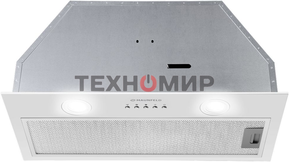 Вытяжка встраиваемая Maunfeld Trapeze 602M белый, 60 см, 1150 куб. м/ч, 54 дБ