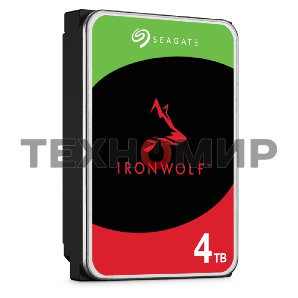 Жесткий диск Seagate 4Tb Ironwolf (ST4000VN006) SATA 6.0Gb/s, 5400 rpm, 256mb buffer, 3.5