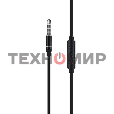 Наушники проводные-вставки с микрофоном Hoco M16 черный