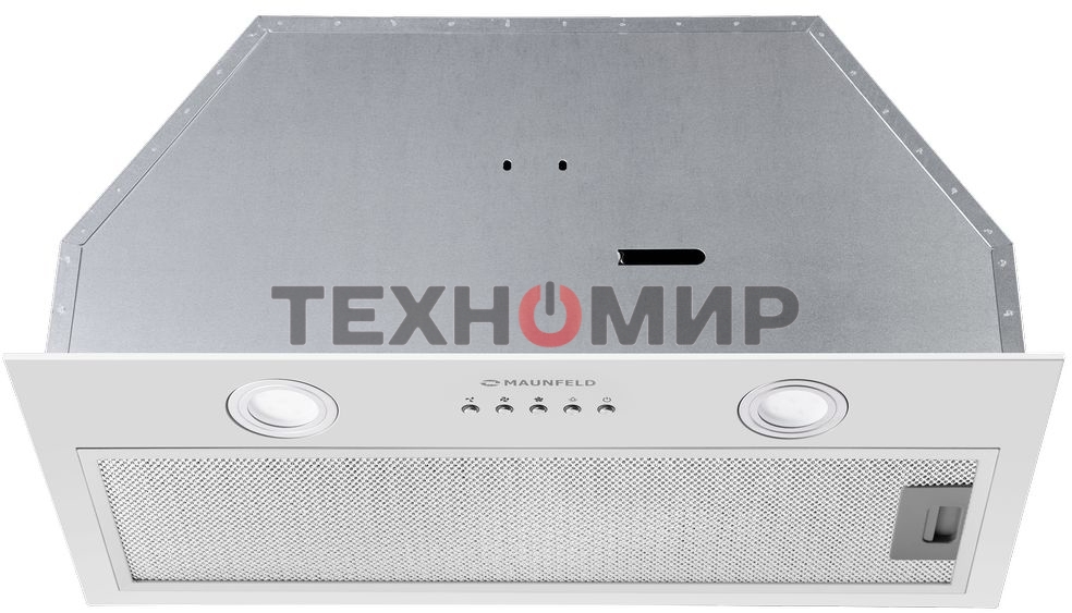 Вытяжка встраиваемая Maunfeld Trapeze 602M белый, 60 см, 1150 куб. м/ч, 54 дБ