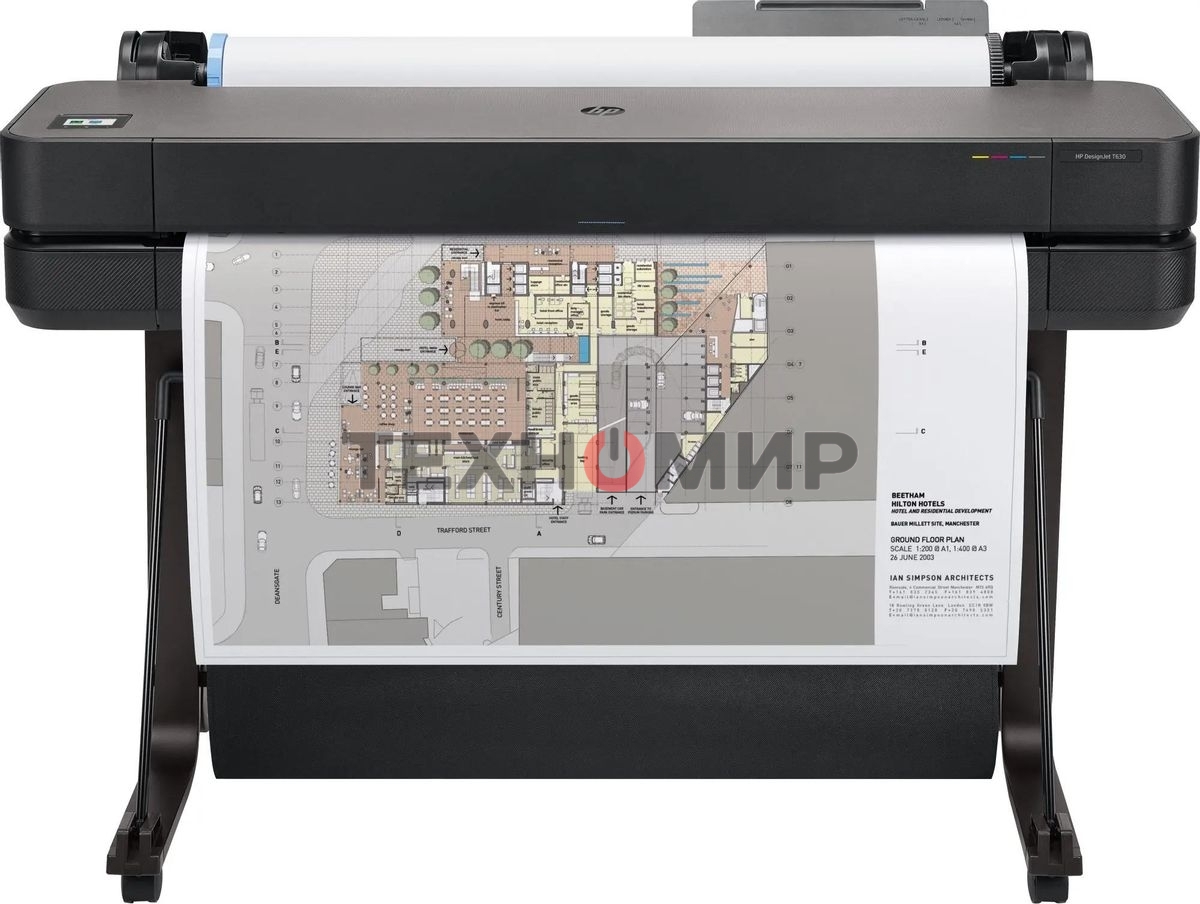 Плоттер струйный HP Designjet T630 (5HB11A/5HB11D), A0, 36