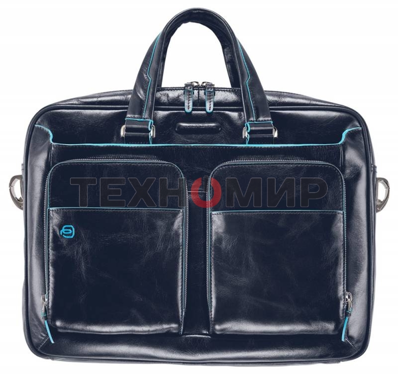 Сумка для ноутбука Piquadro Blue Square CA2849B2/BLU2 синий натур.кожа