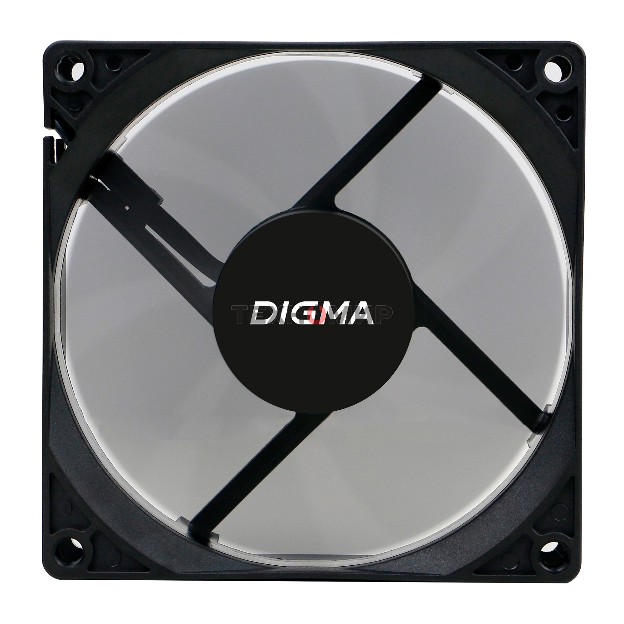 Вентилятор для корпуса Digma DFAN-90 черный, 90 мм, 1800 об/мин, 23 дБ, 3 pin
